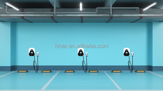 220VAC Plage de tension d'entrée 7KW Chargeur mural pour véhicules à énergie Chargeur portable