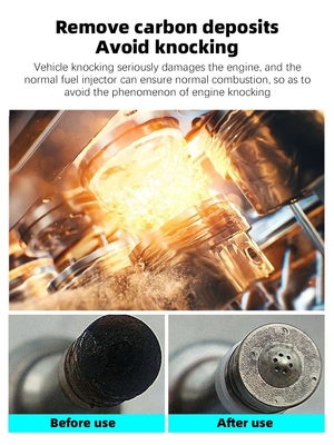 L'injecteur de carburant de voiture utilisé nettoyant pour la perte de puissance solution de problème liquide