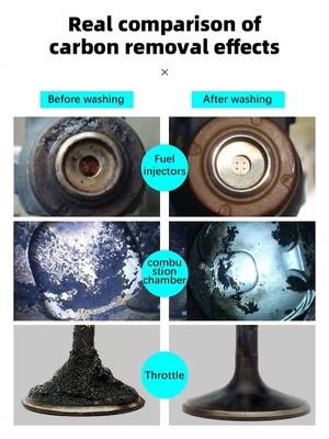 L'injecteur de carburant de voiture utilisé nettoyant pour la perte de puissance solution de problème liquide