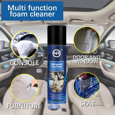 Puissant spray de nettoyage à mousse de 650 ml pour le nettoyage en profondeur et multifonctionnel du cuir automobile