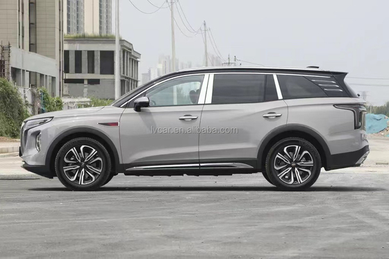 2024 HongQi HS7 SUV noir de taille moyenne à grande avec conduite à gauche et sans support de toit