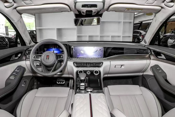 185 kW Puissance maximale HongQi H9 Voiture chinoise populaire avec conduite à gauche et puissance de carburant