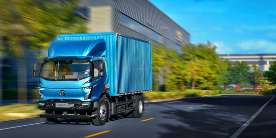 2024 Feidie Cars EW5 3 places camion électrique 8T avec sièges en cuir et portée 290 km