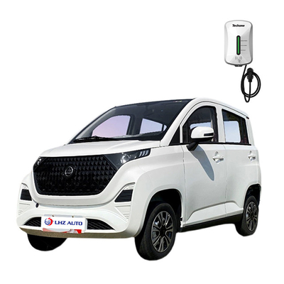 Véhicule électrique à basse vitesse à quatre roues avec direction à gauche et batterie lithium-ion