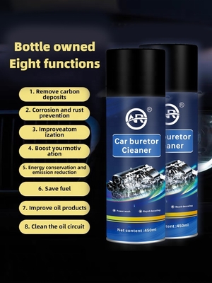200 ml de pulvérisateur puissant pour nettoyer les glucides La solution ultime pour l'accumulation de carbone dans le moteur