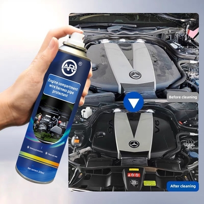 Solution de nettoyage et de protection des conduites du compartiment moteur pour les véhicules automobiles