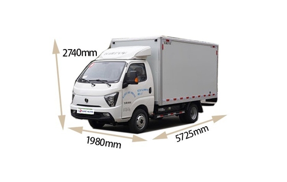 FeiDi Ditu EF3 Pure Electric Mini Truck avec une boîte longue résistance et un intérieur spacieux