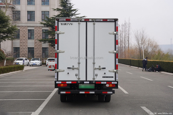 Camion électrique pur de petite taille de 3,5 tonnes à prix abordable avec une boîte blanche 4010*1850*1650