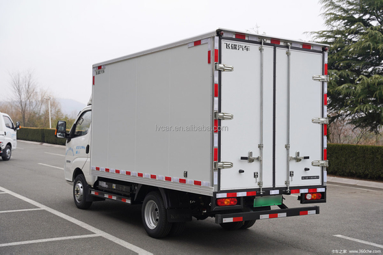 Camion électrique pur de petite taille de 3,5 tonnes à prix abordable avec une boîte blanche 4010*1850*1650