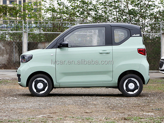 Range de croisière de 120-170Km Wuling Mini voiture électrique avec structure de carrosserie 3 portes 4 places