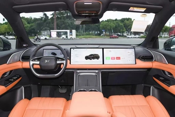 Range 570km Xpeng G9 SUV 4x4 Voiture électrique avec 650km d'empattement et lumière de jour LED